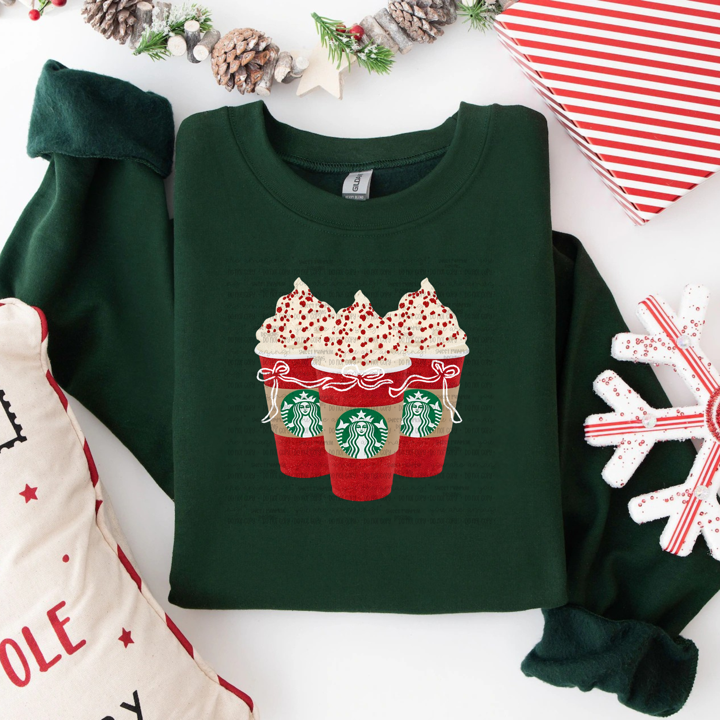 FAVORITE COFFEE CUPS SWEATSHIRT - SNOW DAY EXCLUSIVE
