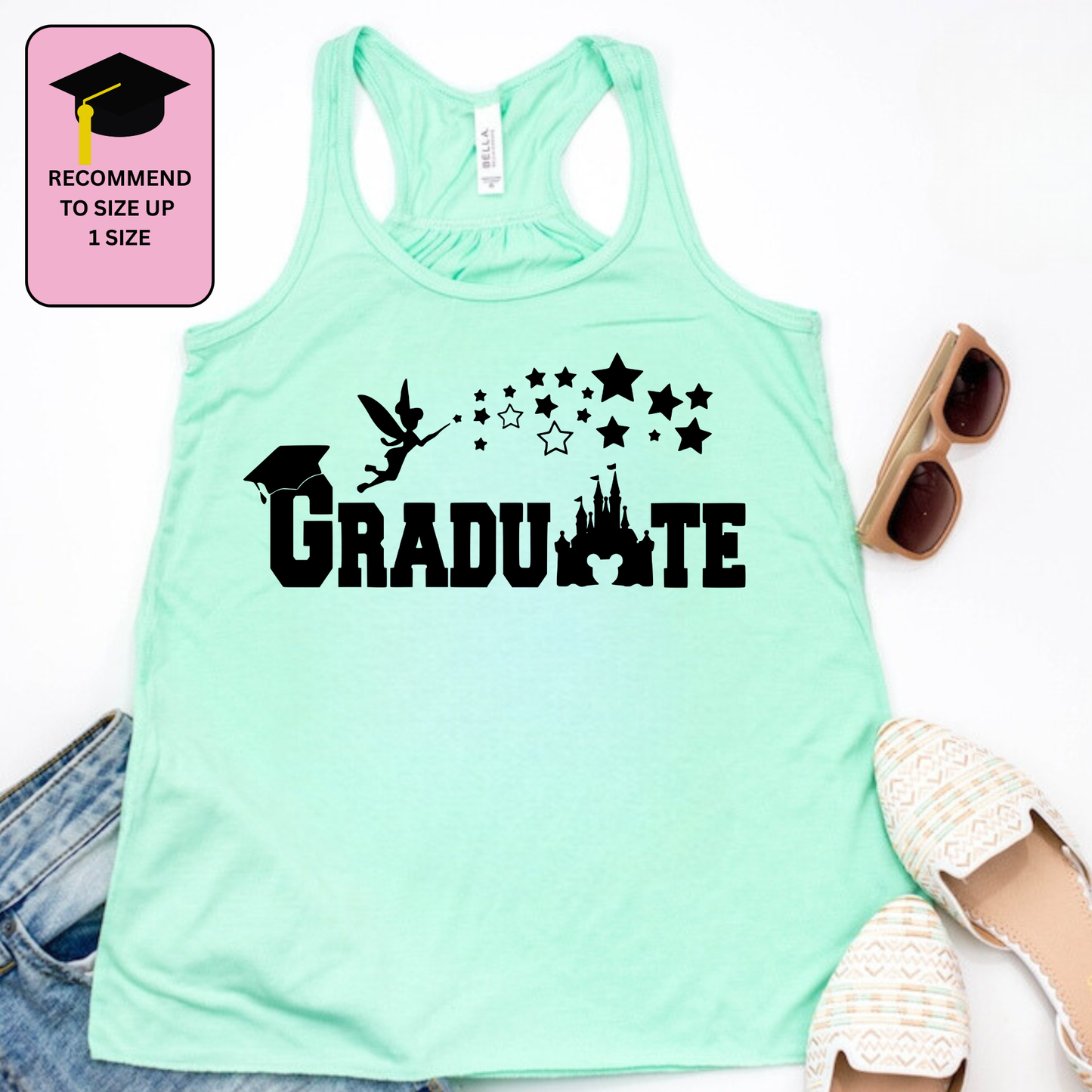 Graduation Trip Tank Top | Magical Graduate Racerback Tank | Senior Vacation Gift for Her | Next Level Tank