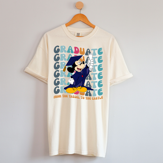 Graduation Trip Shirt | Magical Graduate Comfort Colors Tee | Senior Vacation Gift Shirt for Her