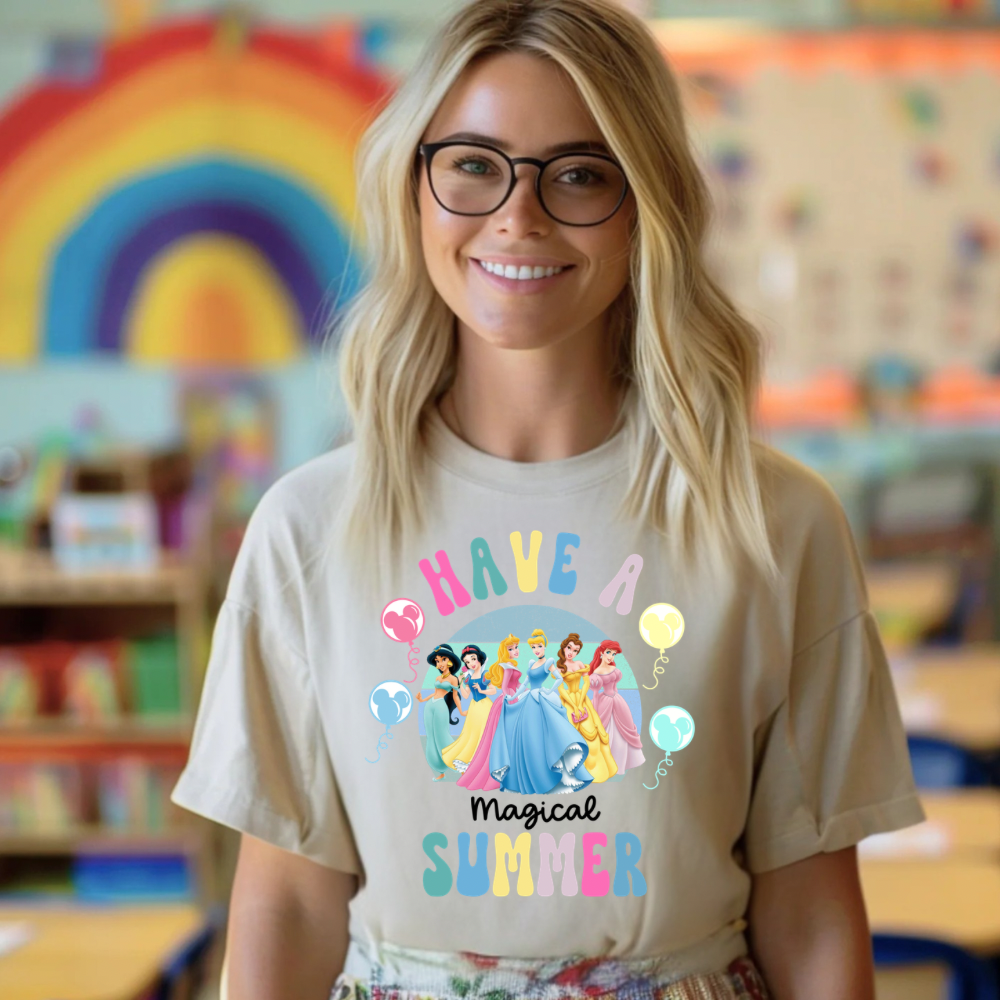 Last Day Teacher Shirt, Magical Teacher Tee, Bella Canvas Teacher Shirt, End Of School Year Outfit, Cute Teacher Gift, Theme Park Teacher Tee
