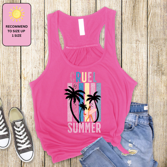 Cruel Summer Racerback Tank for Women