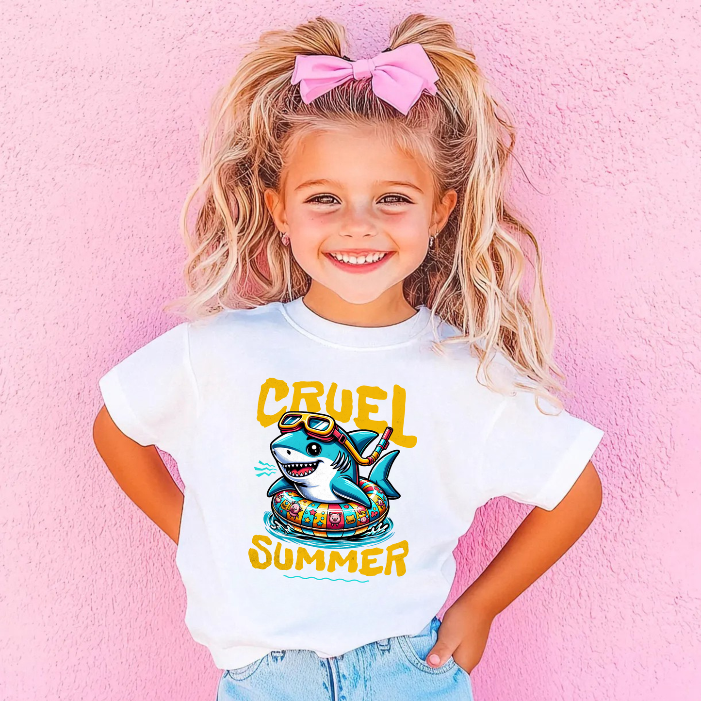 Cruel Summer Shark Shirt for Kids