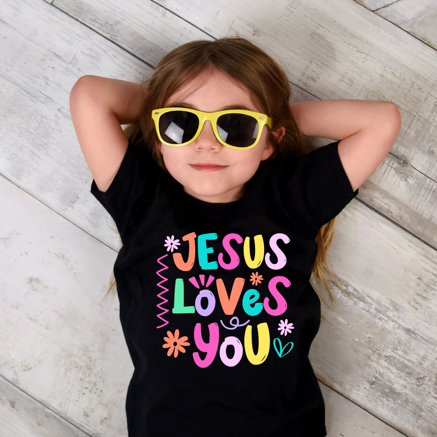 Jesus Loves You - Christian Shirt for Kids - Sunday Grace