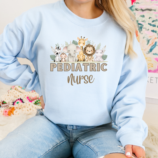 Pediatric Nurse Crewneck Sweatshirt