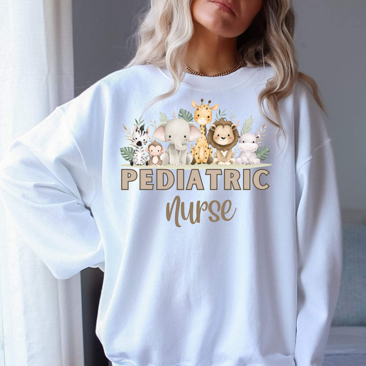 Pediatric Nurse Crewneck Sweatshirt