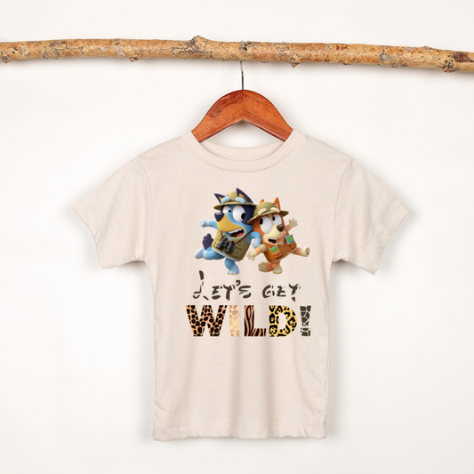 BLUE DOG SAFARI SHIRT FOR KIDS