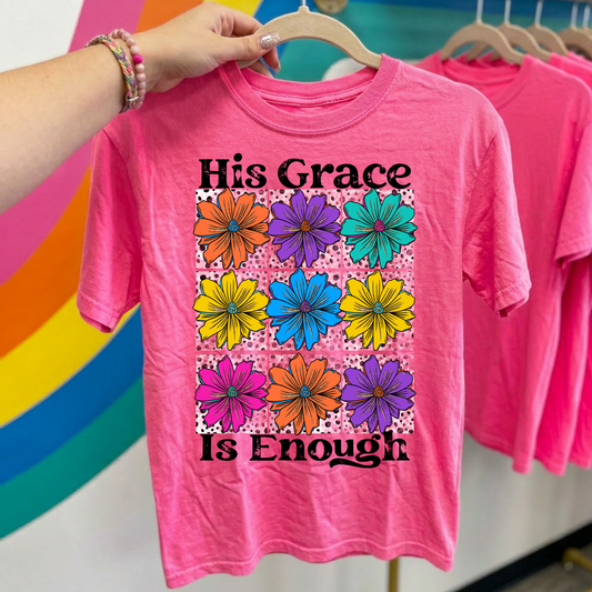 His Grace Is Enough Shirt | Christian Shirt for Women - Sunday Grace