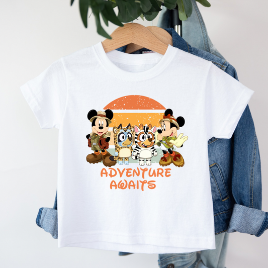 ADVENTURE AWAITS SHIRT FOR KIDS