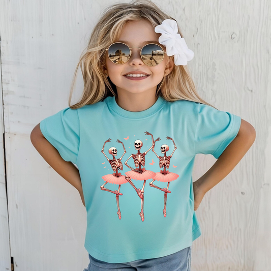 Halloween Ballet Dancer Shirt for Girls | Spooky Ballerina Tee