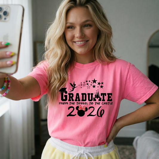 Graduation Trip Shirt | Magical Graduate Comfort Colors Tee | Senior Vacation Gift Shirt for Her