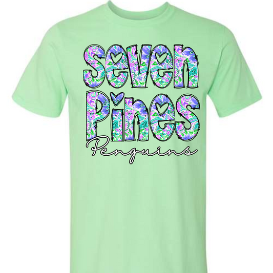 Seven Pines Elementary School Shirt Design 17