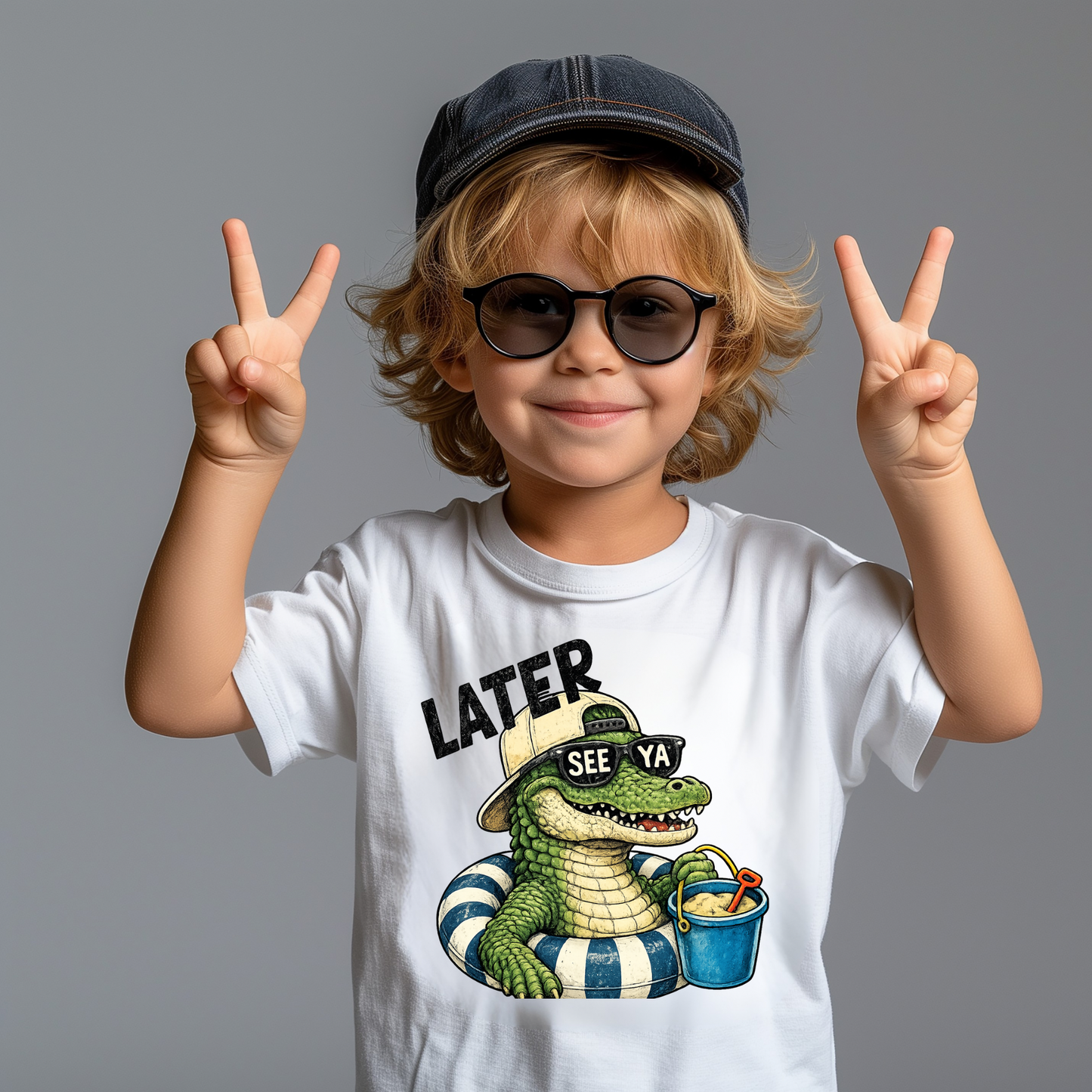 Later Alligator Last Day of School Shirt for Boys | Funny End of School Tee | Kids School Celebration Shirt | Last Day Outfit