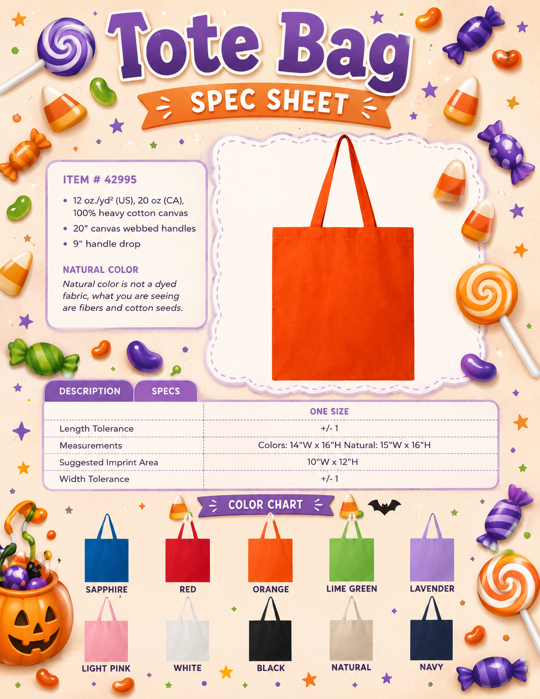 Halloween NBC Tote Bag | Trick or Treat Tote