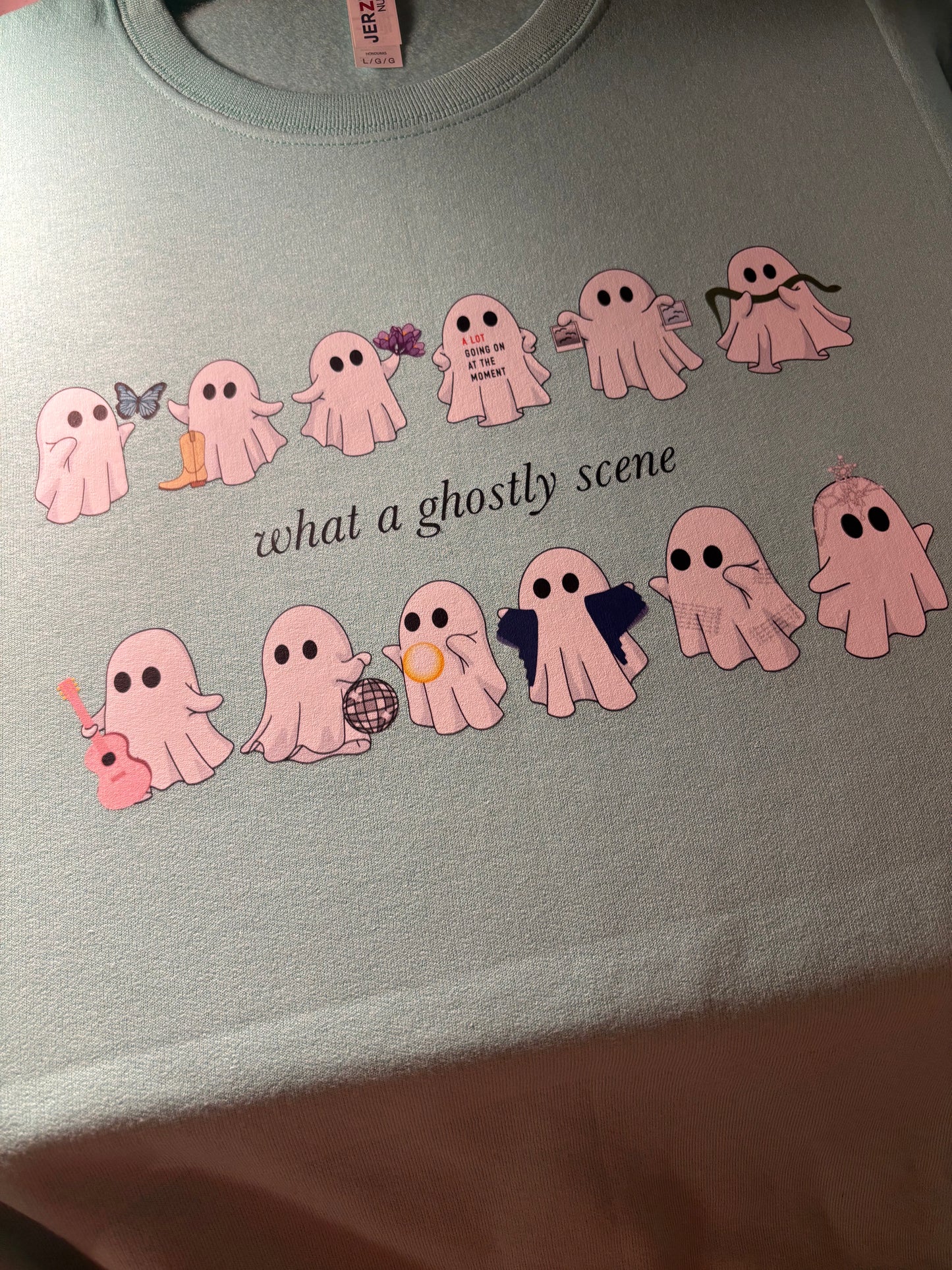 READY TO SHIP!! Ghost Scene Crewneck Sweatshirt