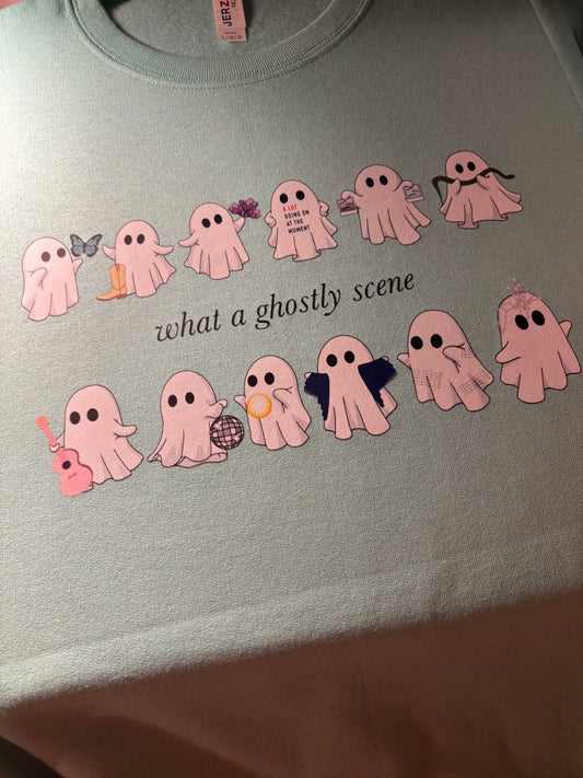 READY TO SHIP!! Ghost Scene Crewneck Sweatshirt