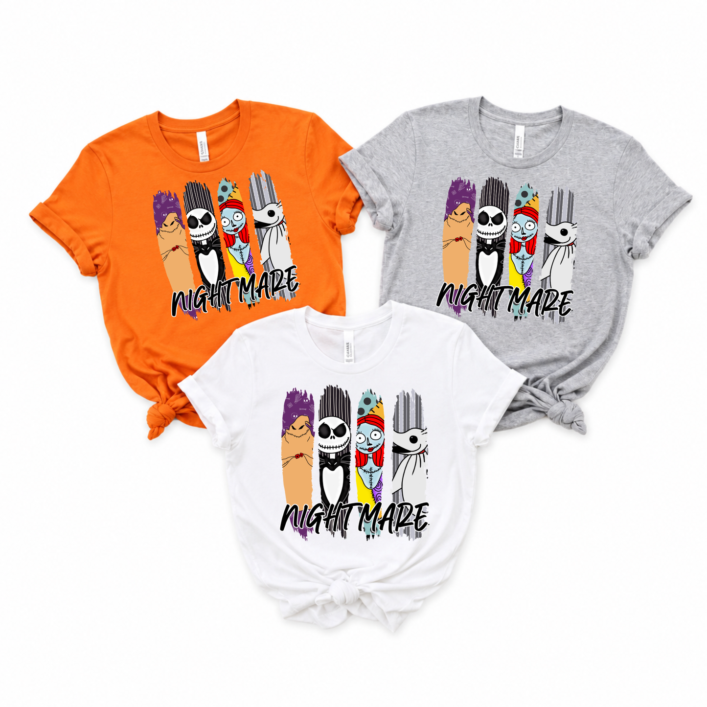 NBC Nightmare Halloween Shirt | Family Matching Halloween Tee | Bella+Canvas T-Shirt | Toddler, Youth & Adult Sizes