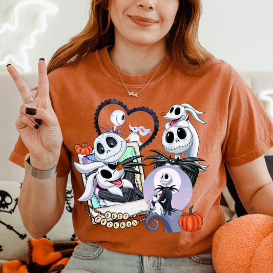 Jack & Zero BFF Halloween Shirt | Magical Theme Park Shirt & Tank | Adult Comfort Colors Tee
