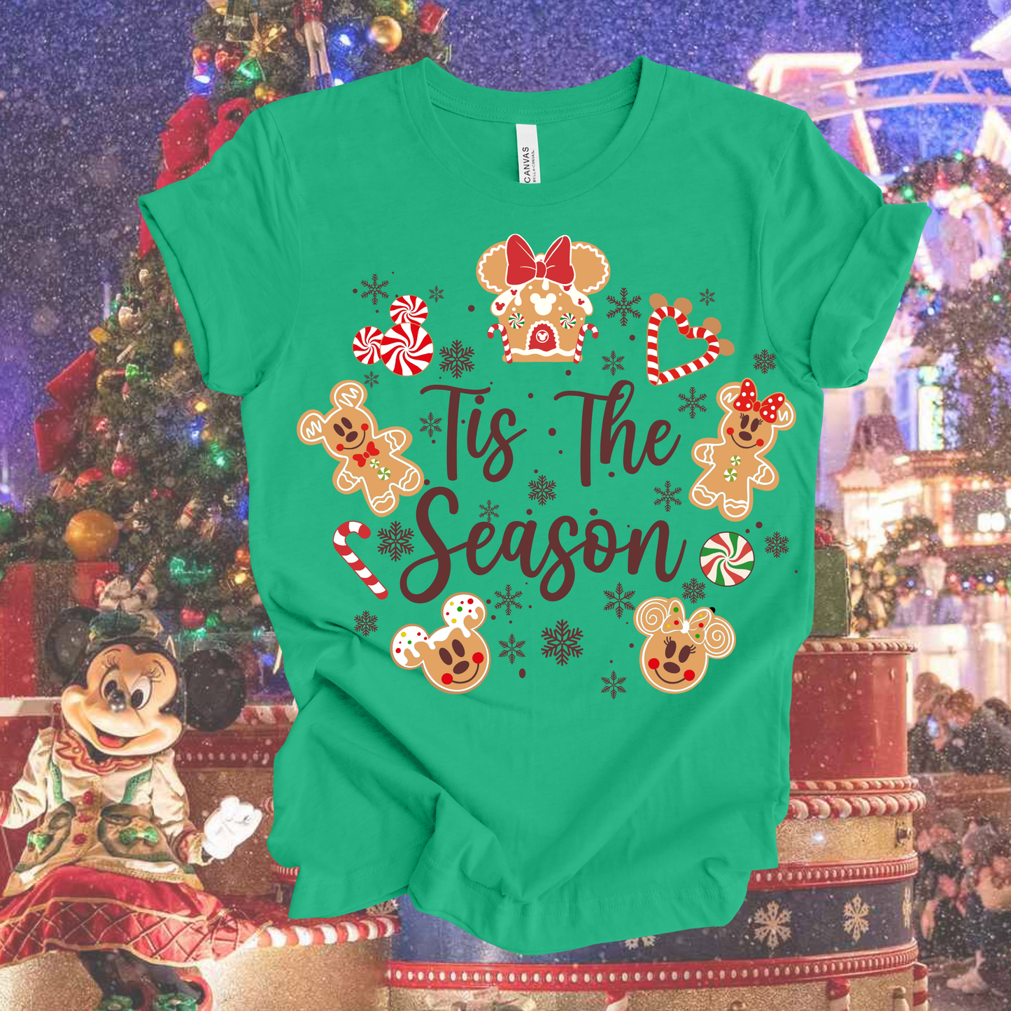Tis The Season Gingerbread Shirt for Kids & Adults