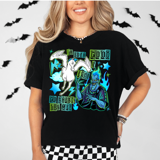 GOOD & EVIL HADES Halloween Shirt | Magical Theme Park Shirt & Tank | Adult Comfort Colors Tee