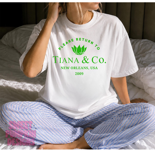 RETURN TO TIANA | Magical Theme Park Shirt & Tank | Adult Comfort Colors Tee