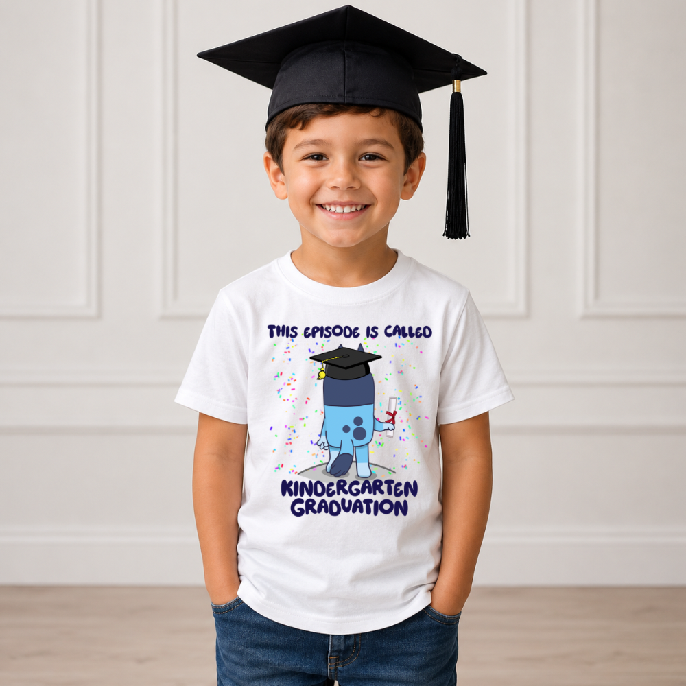 Kindergarten Graduate Tee for Kids | Cute Graduation Outfit | Last Day of School Shirt