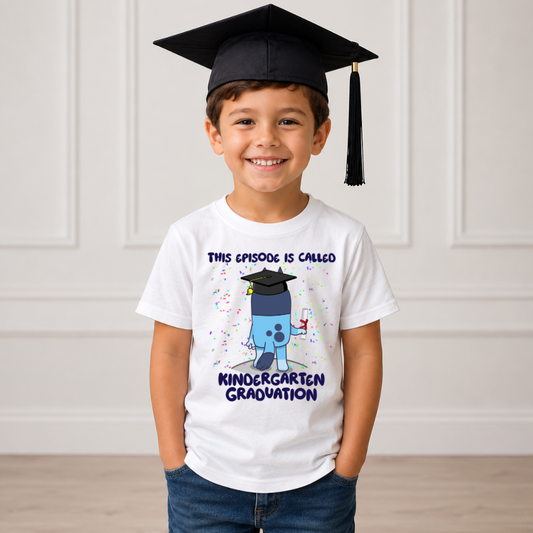Kindergarten Graduate Tee for Kids | Cute Graduation Outfit | Last Day of School Shirt