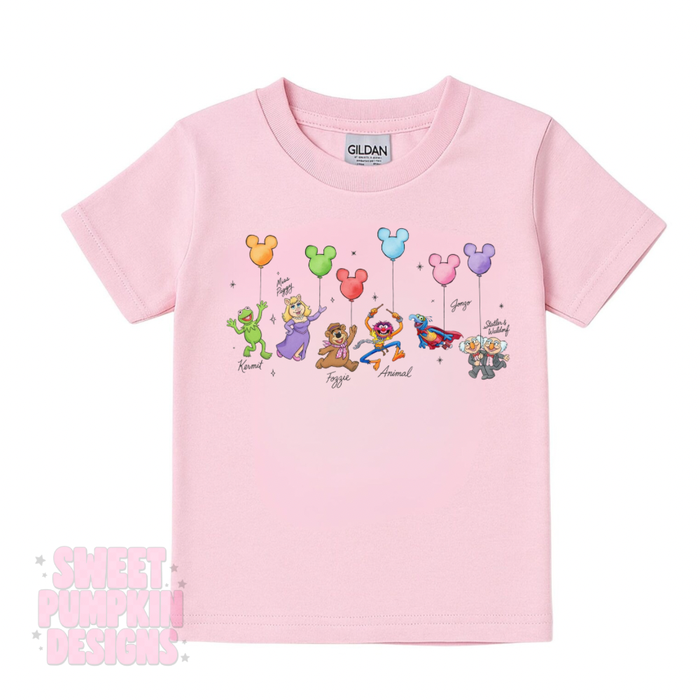MUPPET BALLOONS Magical Theme Park Kids Shirt | Toddler & Youth Sizes