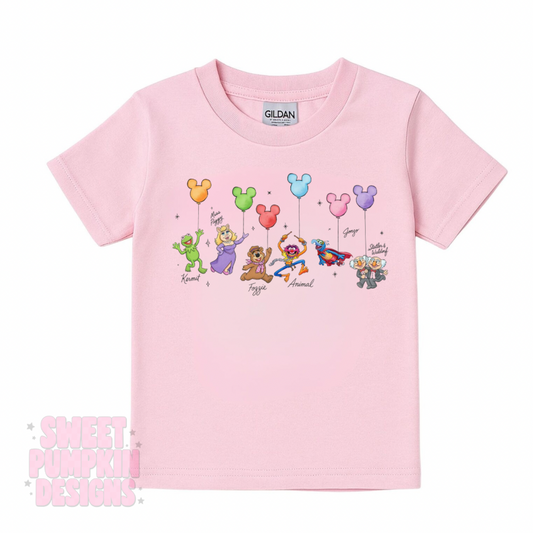 MUPPET BALLOONS Magical Theme Park Kids Shirt | Toddler & Youth Sizes