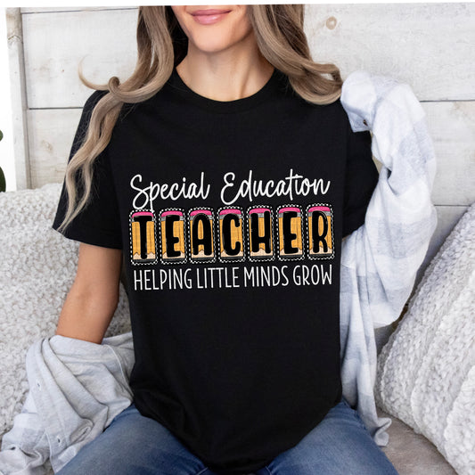 Special Education Teacher Shirt – Comfort Colors Pencil Graphic SPED Teacher Tee