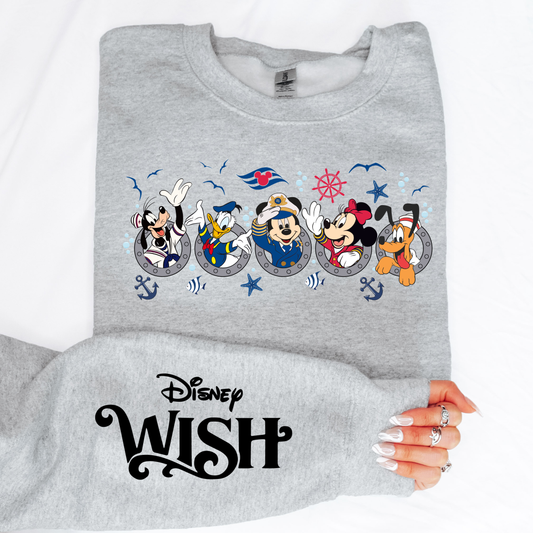 CRUISE SWEATSHIRT WITH CUSTOM CRUISE BOAT NAME - YOUTH & ADULTS