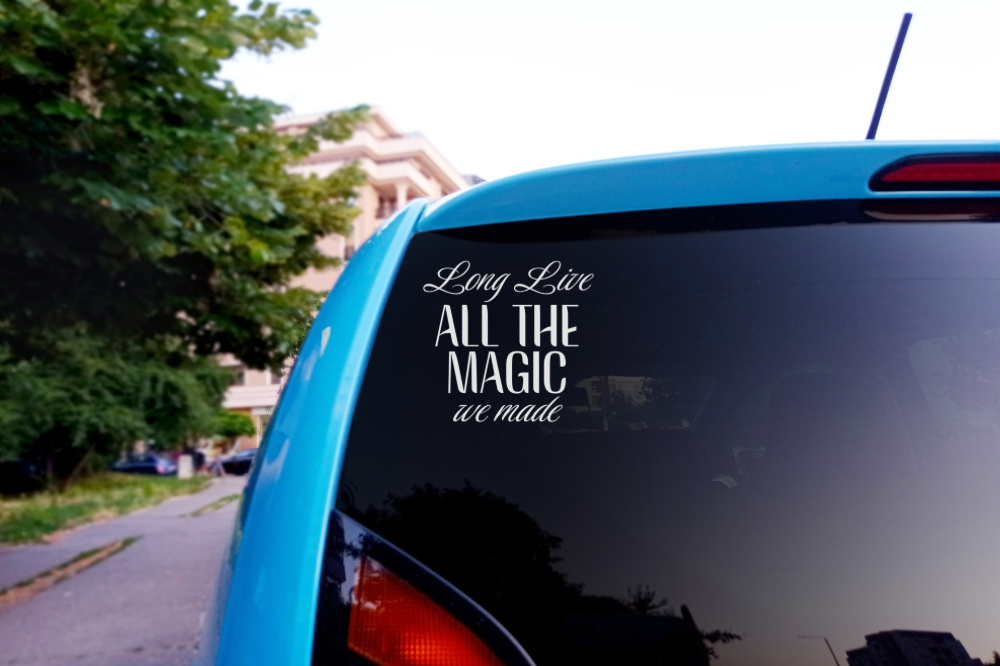 Long Live - Car Decal 6” tall