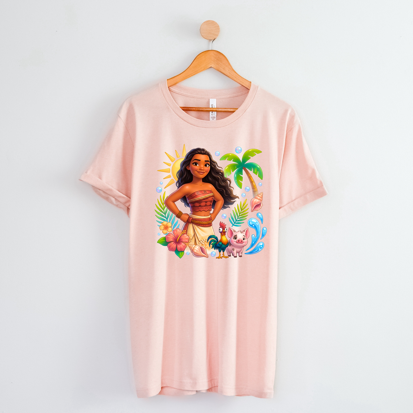 Moana Princess Shirt | Adult Unisex Bella Canvas