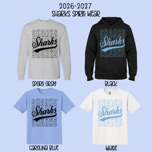 Alberta Smith Elementary Sharks Repeat Spirit Wear