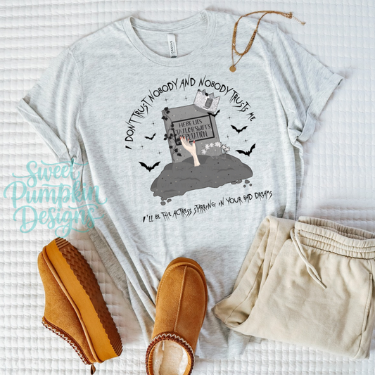 I DON’T TRUST NOBODY SHIRT | Bella Canvas Halloween Graphic Tee
