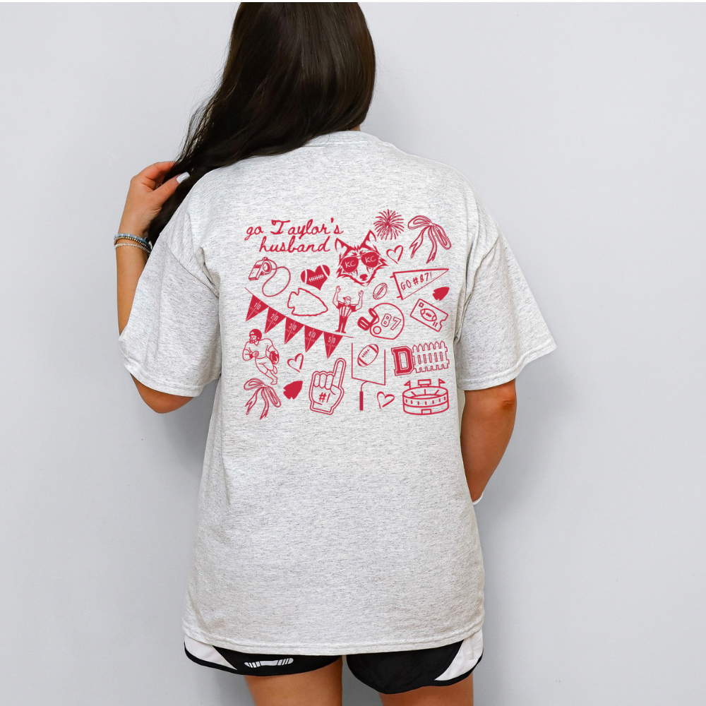 Go Tay’s Husband | Bella Canvas Football Graphic Tee