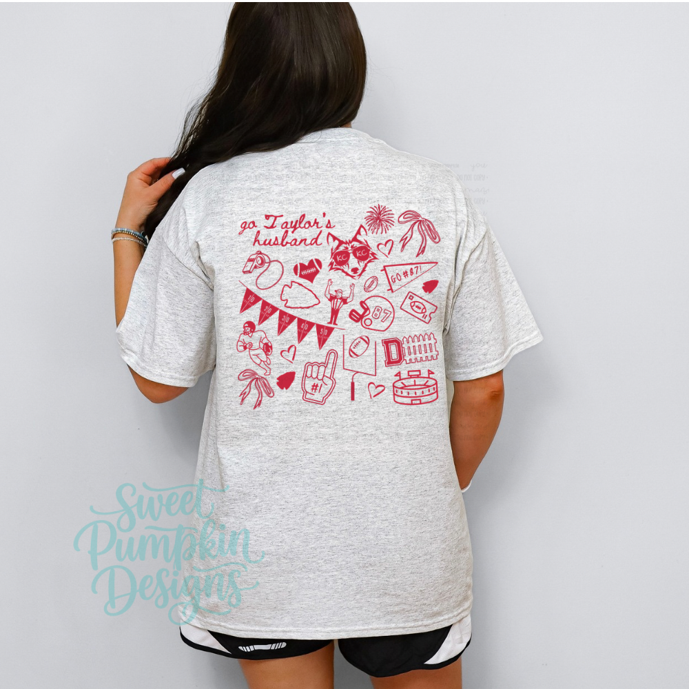 Go Tay’s Husband | Bella Canvas Football Graphic Tee