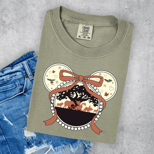 SAFARI AK LOCKET SHIRT - COMFORT COLORS TEE - VACATION PARK DAY TSHIRT