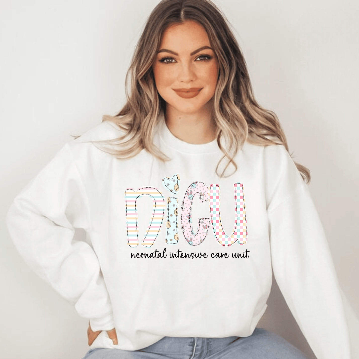 NICU Nurse Sweatshirt | Gildan 18000 Crewneck | Neonatal Intensive Care Nurse Gift | Cozy Medical Sweatshirt | Nurse Appreciation Gift