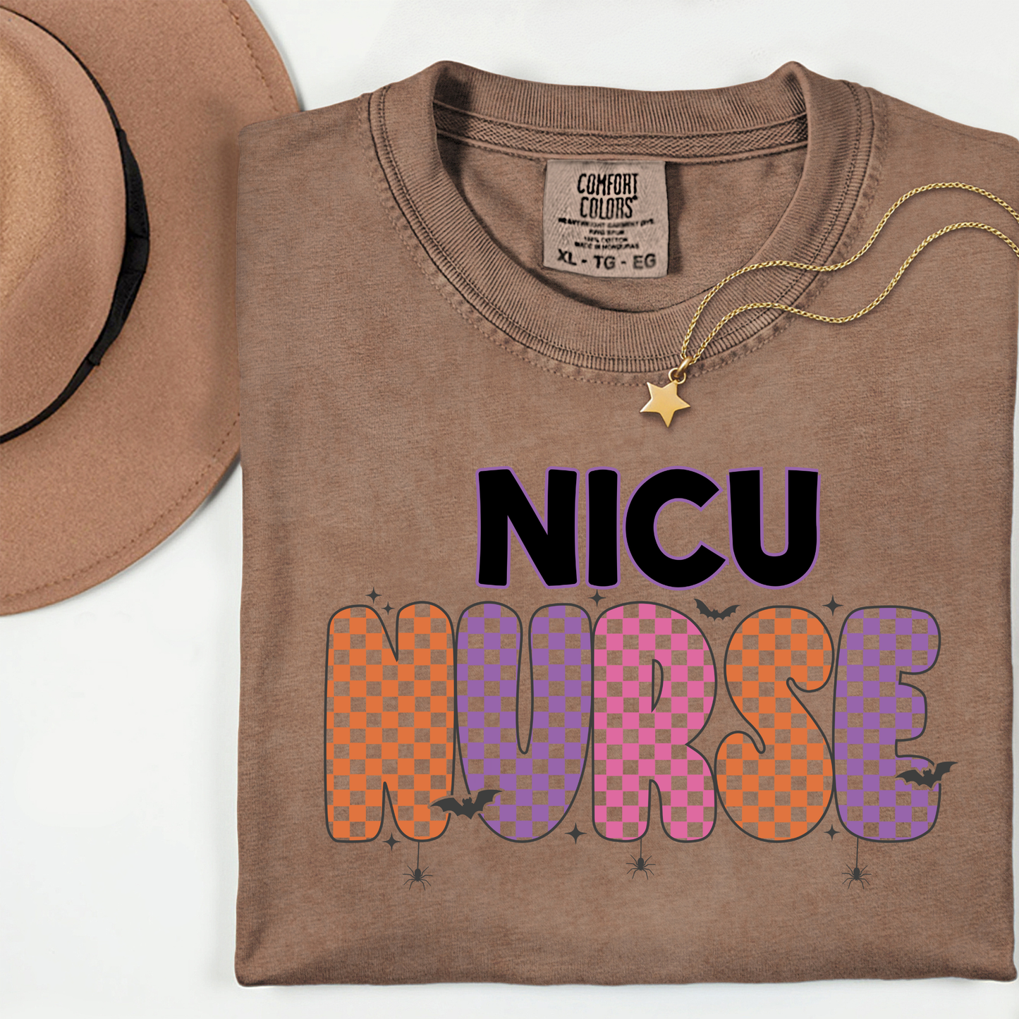 Halloween NICU Nurse Comfort Colors Shirt – Spooky Cute Nurse Tee