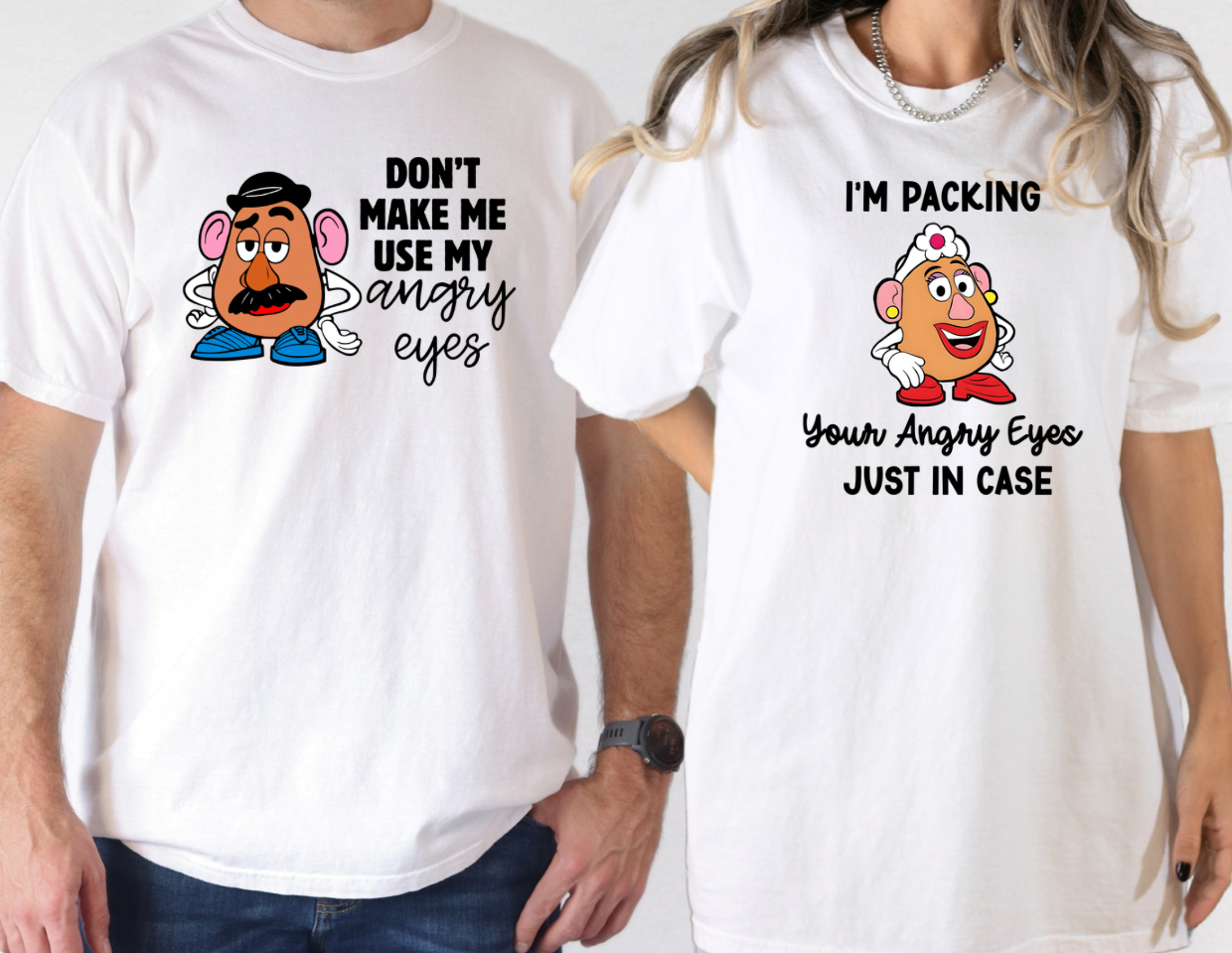 Potato Toys Couple Shirts - Bella Canvas