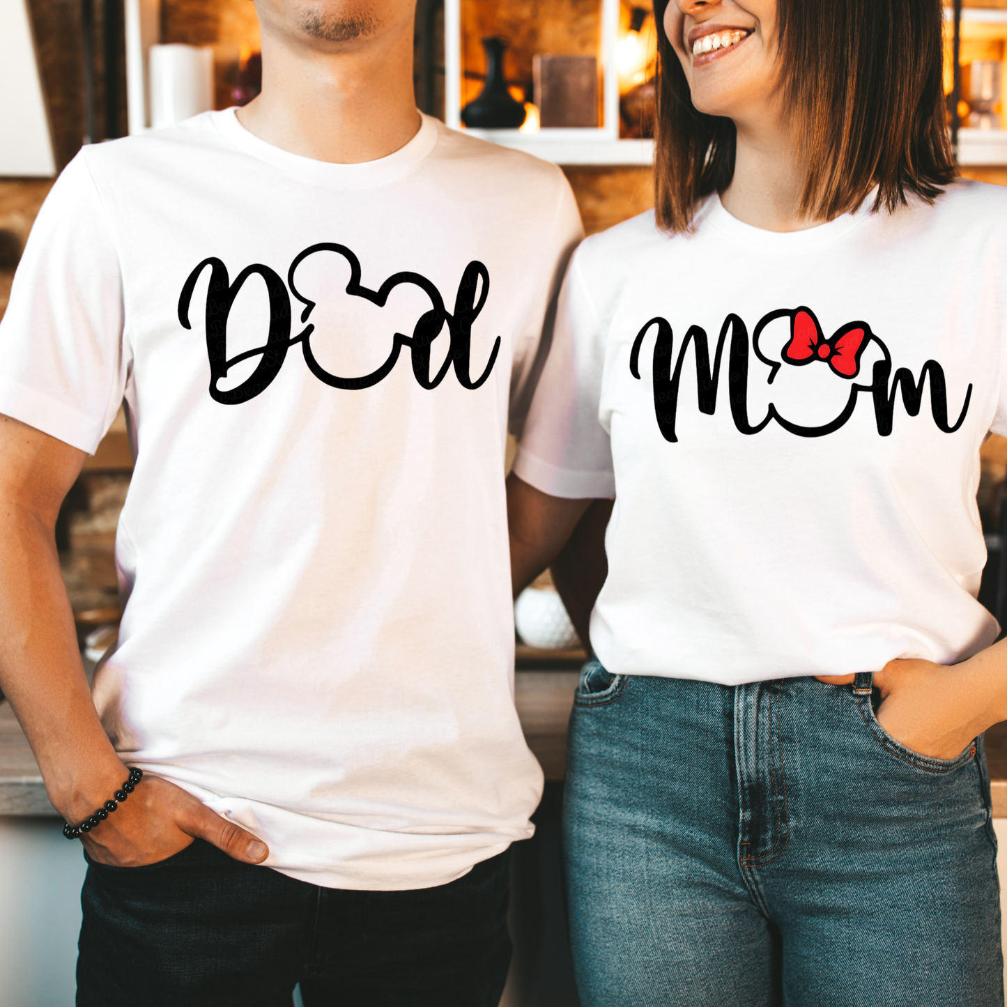 MOUSE MOM & DAD SHIRTS