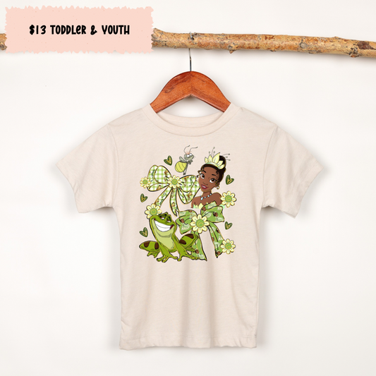 TIANA BOW Youth Shirt - Hello Spring Break Sale
