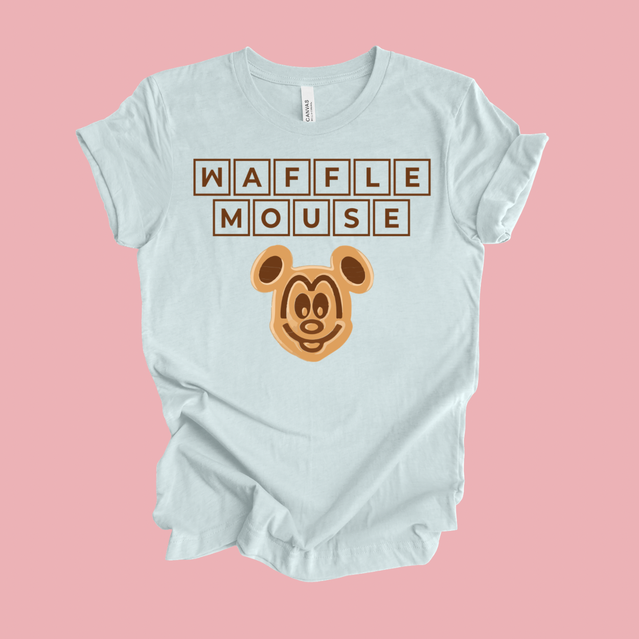 WAFFLE MOUSE - Youth and Adults Bella Canvas