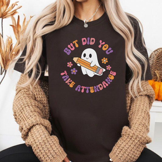 Halloween School Staff Shirt | Funny Attendance Clerk or Registrar Tee