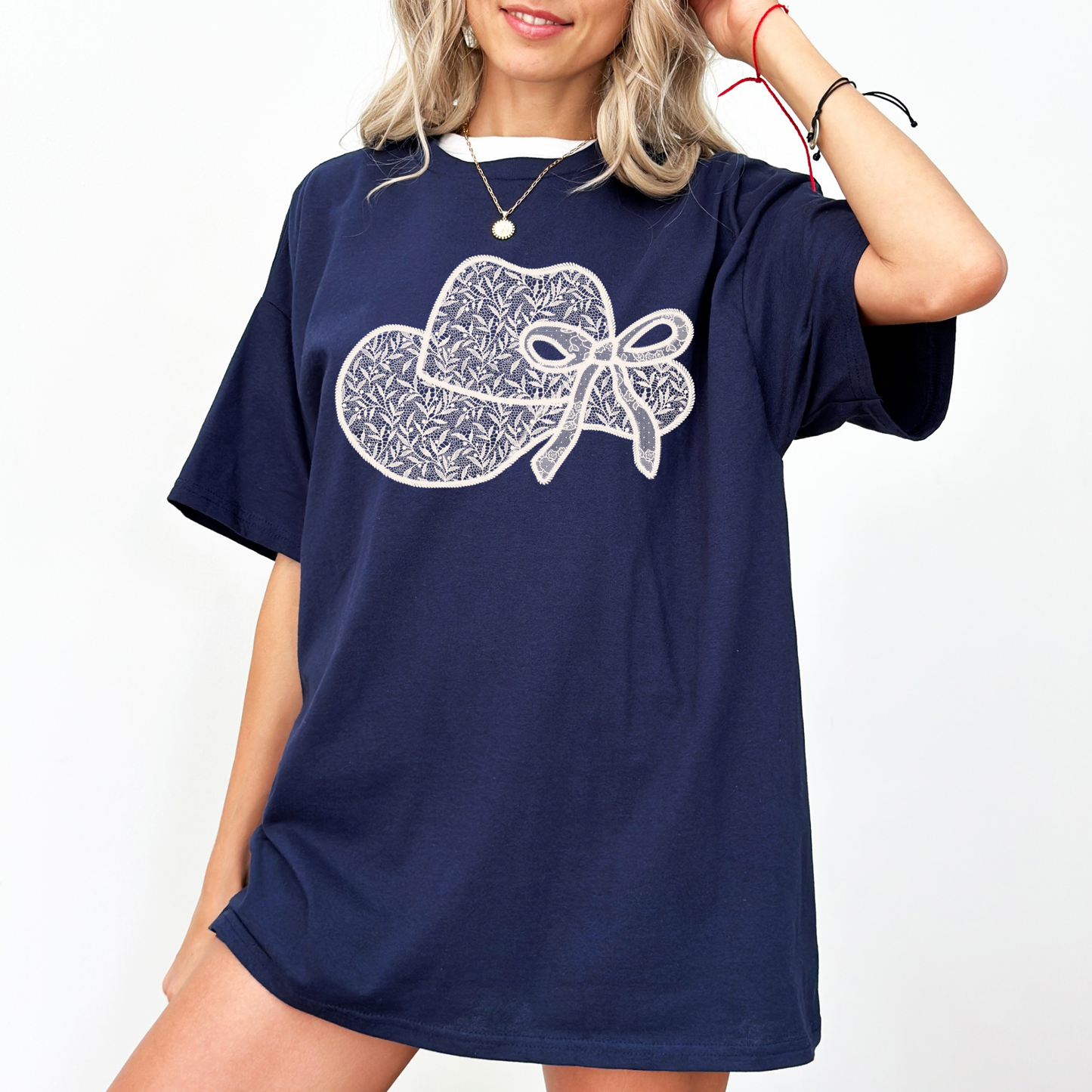 Lace Cowgirl Hat Shirt