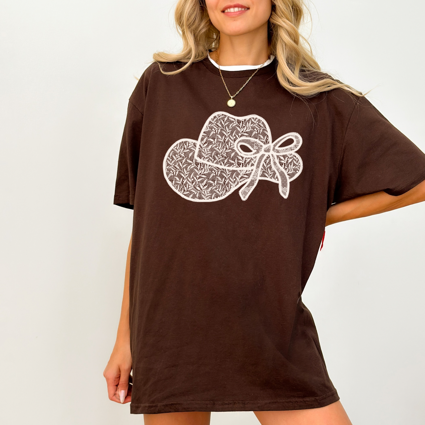 Lace Cowgirl Hat Shirt