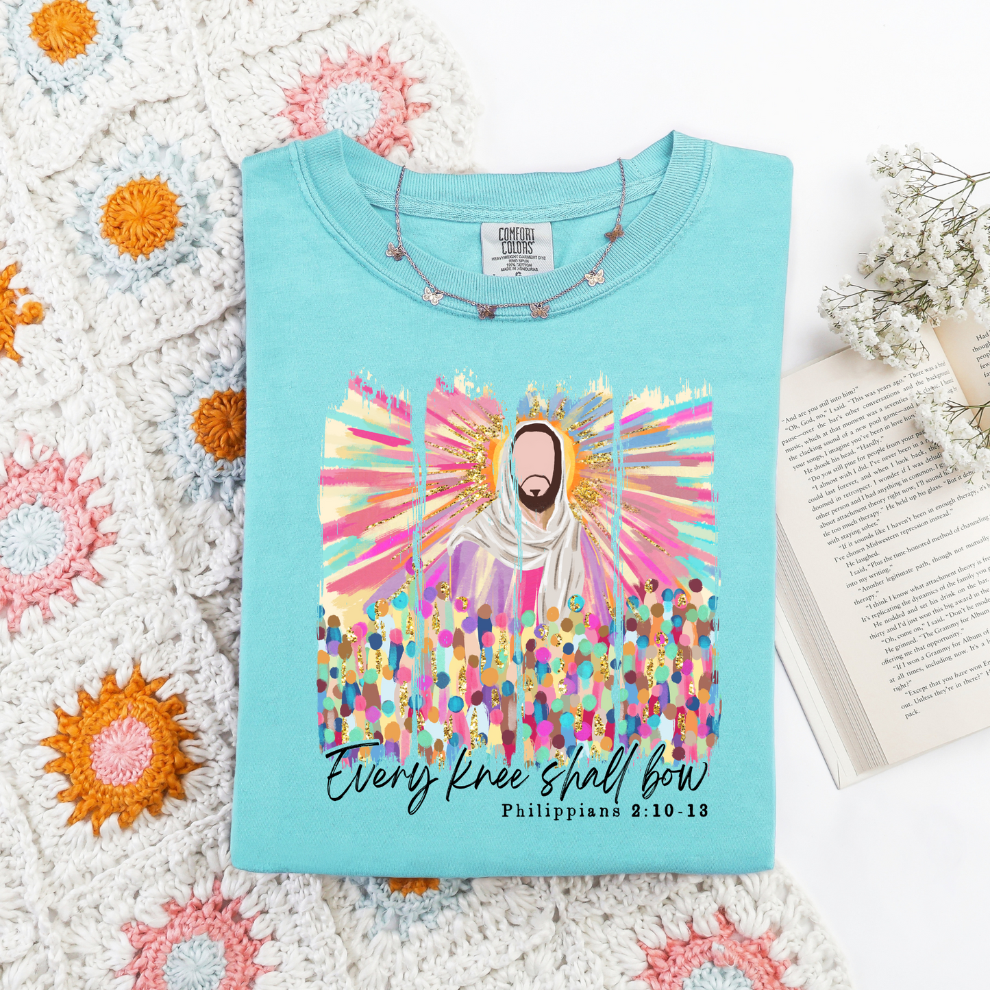 Every Knee Shall Bow | Christian Easter Shirt for Women