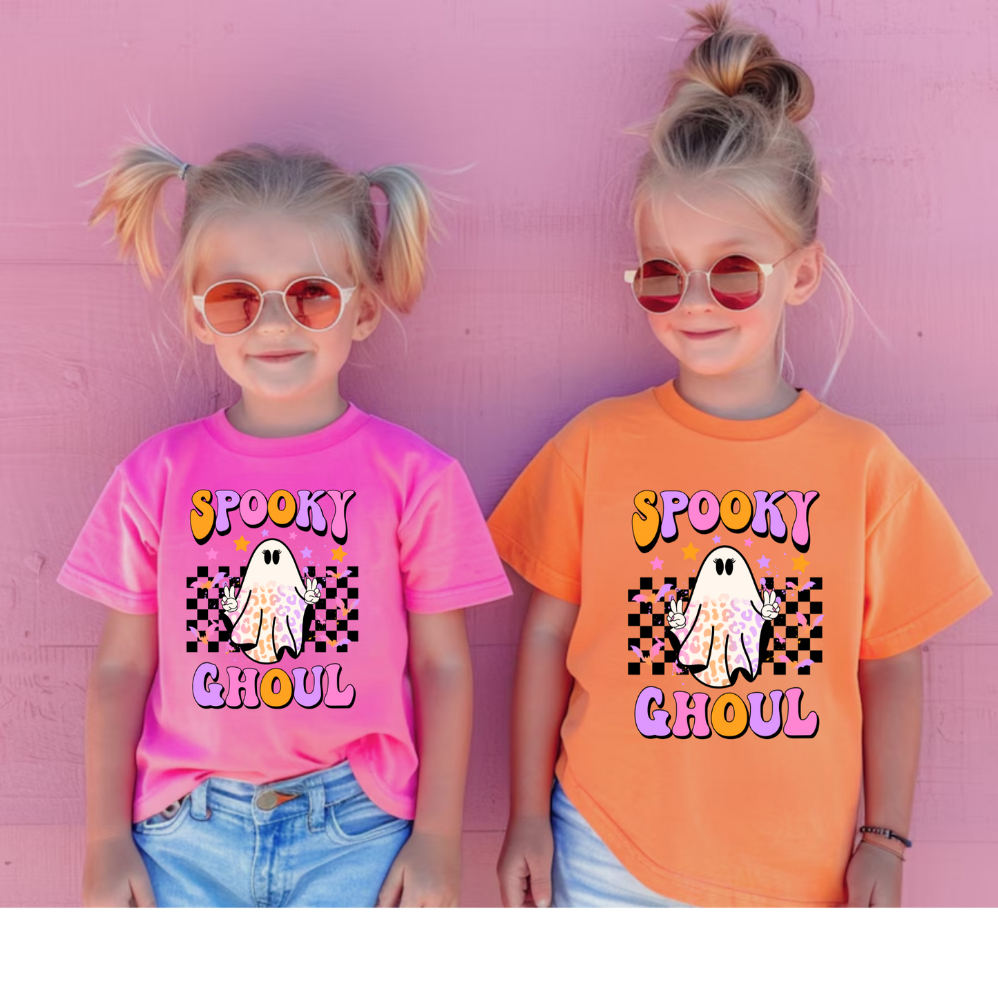 Spooky Ghoul Halloween Shirt for Kids - Comfort Colors