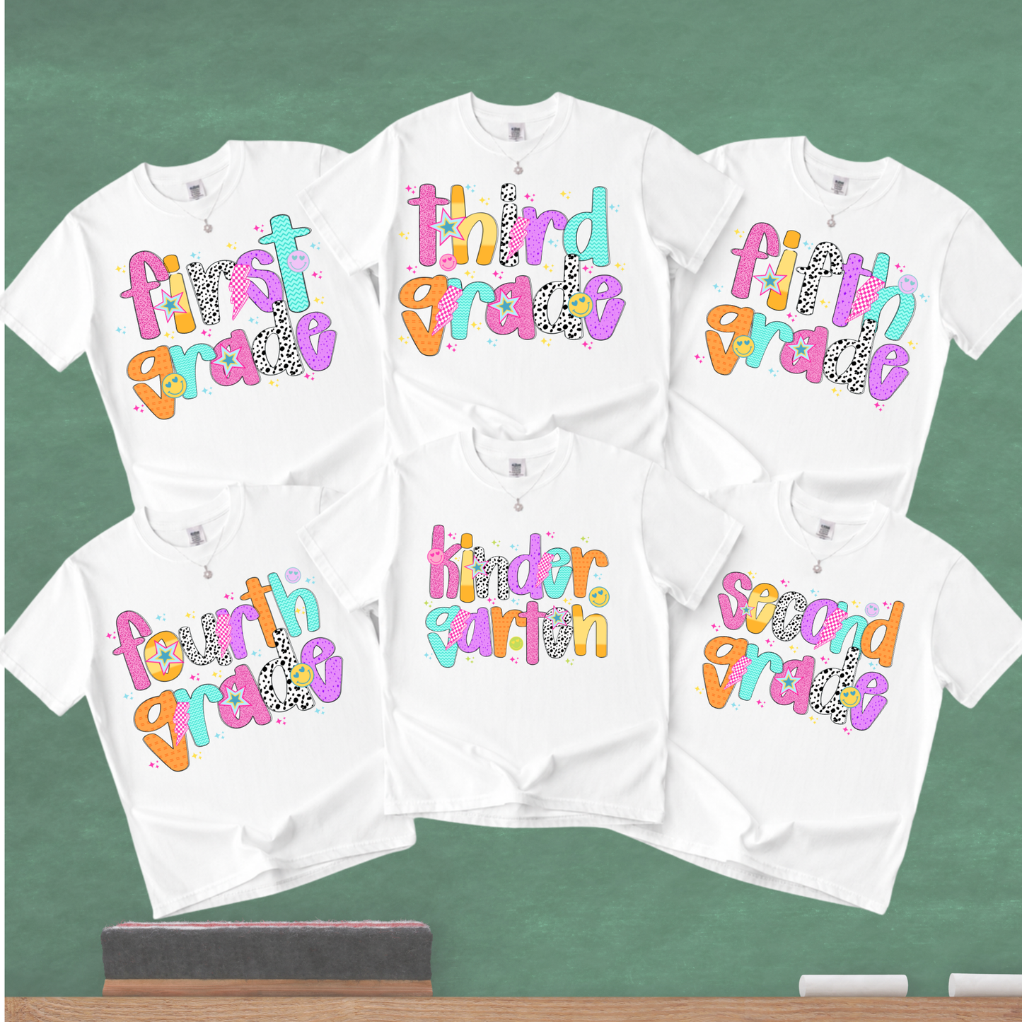 Colorful Grade Level Back to School Shirt | Kids Polka Dot School Tee