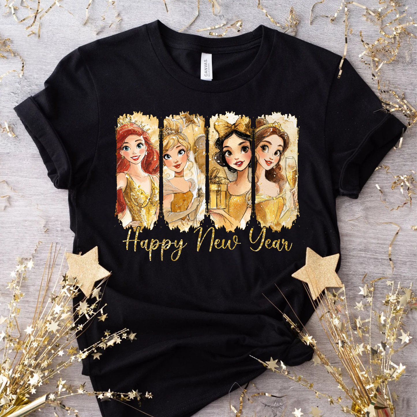 PRINCESSES NEW YEARS SHIRT FOR YOUTH & ADULTS